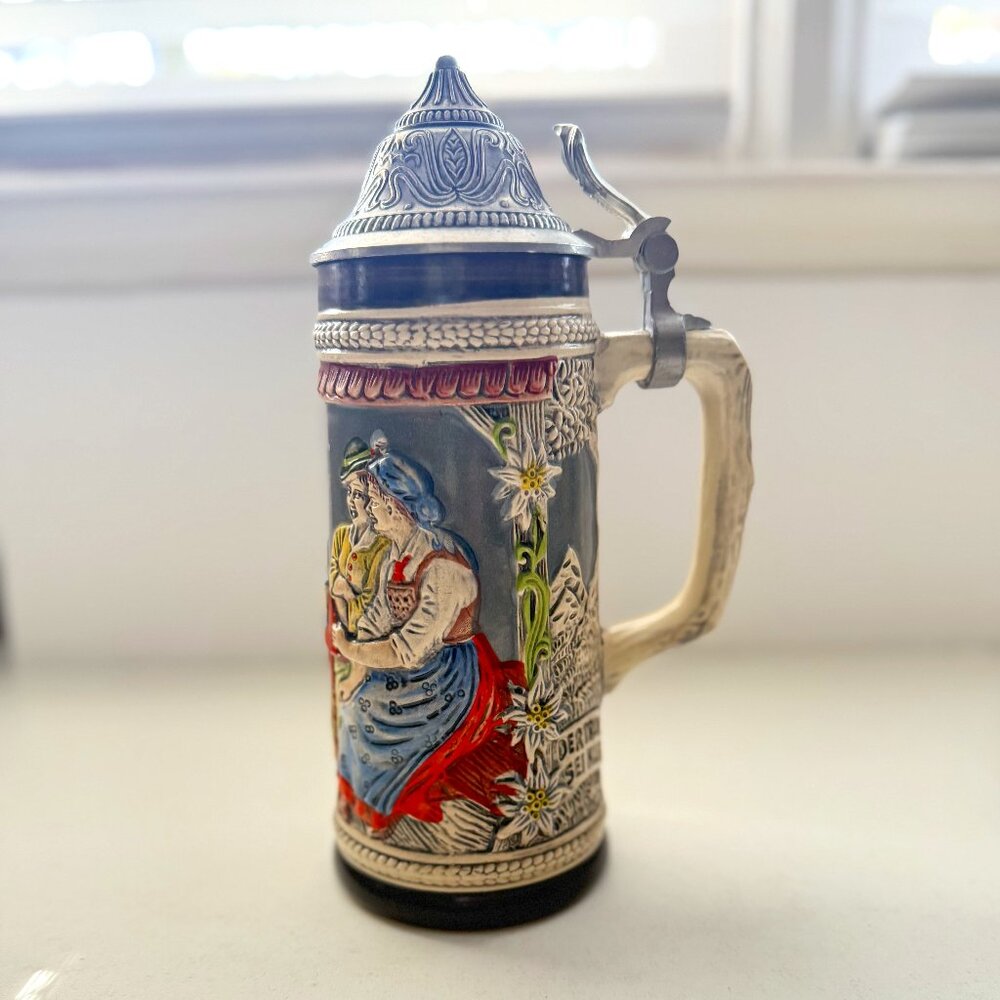 Gerz Beer Stein from Germany marked‎ No. 4